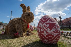 HUNGARY-KETHELY-EASTER-DECORATIONS