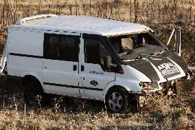 TURKEY-BITLIS-MINIBUS-ACCIDENT