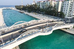 MALDIVES-HULHUMALE-BRIDGES-CHINA