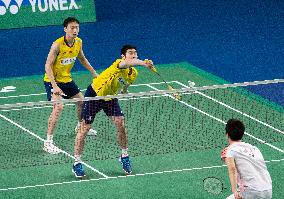 (SP)SOUTH KOREA-GWANGJU-BADMINTON-KOREA MASTERS-MEN'S DOUBLES