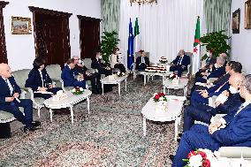 ALGERIA-ALGIERS-ITALIAN PM-VISIT