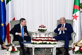 ALGERIA-ALGIERS-ITALIAN PM-VISIT