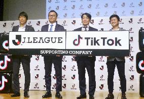 Football: J-League, TikTok sign deal