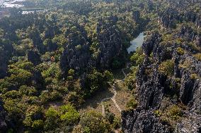 (SkyEye)CHINA-YUNNAN-SHILIN-KARST-SCENERY (CN)