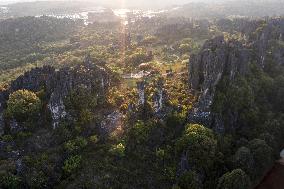 (SkyEye)CHINA-YUNNAN-SHILIN-KARST-SCENERY (CN)