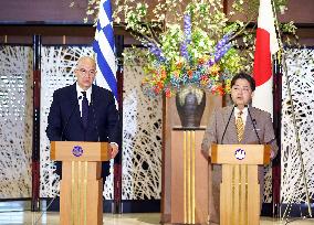 Japan-Greece foreign ministerial talks