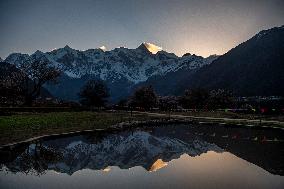 CHINA-TIBET-MOUNT NAMJAGBARWA (CN)