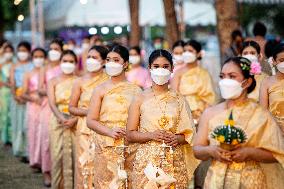 THAILAND-AYUTTHAYA-PARADE-SONGKRAN FESTIVAL