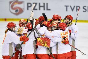 (SP)POLAND-KATOWICE-ICE HOCKEY-IIHF WOMEN'S WORLD CHAMPIONSHIP DIVISION I GROUP B-CHN VS POL