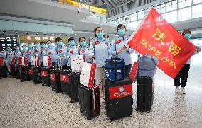 CHINA-SHAANXI-XI'AN-MEDICS-SHANGHAI-AID (CN)