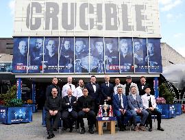 (SP)BRITAIN-SHEFFIELD-SNOOKER-WORLD CHAMPIONSHIP-MEDIA DAY