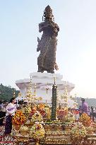 CAMBODIA-PREAH SIHANOUK-STATUE-UNVEILING