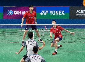 (SP)SOUTH KOREA-GWANGJU-BADMINTON-KOREA MASTERS-MEN'S DOUBLES