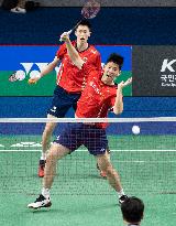 (SP)SOUTH KOREA-GWANGJU-BADMINTON-KOREA MASTERS-MEN'S DOUBLES