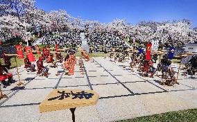 Shogi played with human pieces