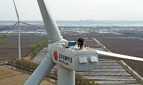 CHINA-TIANJIN-WIND POWER-MAINTENANCE-WORKER (CN)