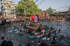 NEPAL-KATHMANDU-GAHANA KHOJNE JATRA FESTIVAL