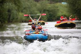 ISRAEL-KIRYAT SHEMONA-RAFTING