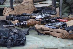 AFGHANISTAN-JAWZJAN-WEAPON CACHE-DISCOVERED