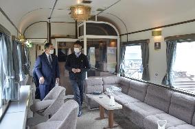 Train-turned-guest house in Hokkaido