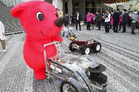 Self-driving robot in Tokyo