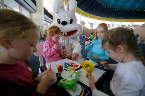 ROMANIA-BUCHAREST-DECORATING EGGS