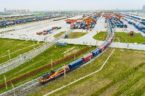 #CHINA-SHAANXI-XI'AN-LAOS-FREIGHT TRAIN (CN)