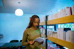 RWANDA-KIGALI-CHINESE COMMUNITY-LIBRARY-READING CULTURE-PROMOTION