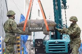 Unexploded WWII bomb neutralized in Japan