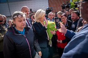 FRANCE-HENIN-BEAUMONT-PRESIDENTIAL ELECTION-SECOND ROUND-VOTE-LE PEN