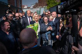 FRANCE-HENIN-BEAUMONT-PRESIDENTIAL ELECTION-SECOND ROUND-VOTE-LE PEN