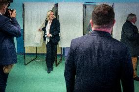 FRANCE-HENIN-BEAUMONT-PRESIDENTIAL ELECTION-SECOND ROUND-VOTE-LE PEN