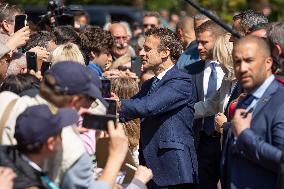 FRANCE-LE TOUQUET-PRESIDENTIAL ELECTION-SECOND ROUND-VOTE-MACRON