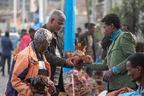ETHIOPIA-ADDIS ABABA-ORTHODOX EASTER-FOOD PRICE-MARKET