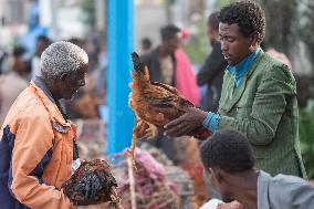 ETHIOPIA-ADDIS ABABA-ORTHODOX EASTER-FOOD PRICE-MARKET