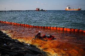INDONESIA-ACEH-OIL SPILL