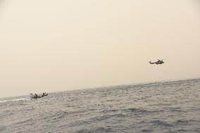 LEBANON-TRIPOLI-SINKING BOAT-RESCUE