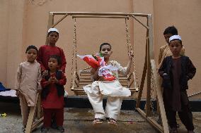 AFGHANISTAN-MAZAR-I-SHARIF-ADBUCTED CHILD-RELEASE
