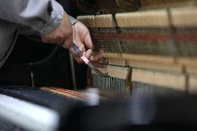 CHINA-LIAONING-YINGKOU-PIANO MAKING-RESUMPTION (CN)