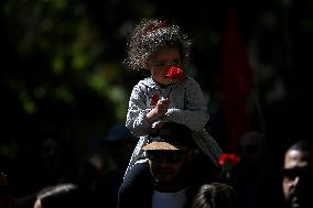 PORTUGAL-LISBON-CARNATION REVOLUTION-ANNIVERSARY