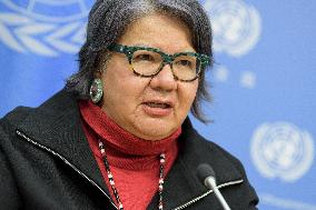 UN-PERMANENT FORUM ON INDIGENOUS ISSUES-CANADIAN INDIGENOUS LEADER-PRESS BRIEFING