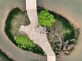 CHINA-HEBEI-XIONG'AN NEW AREA-YUERONG PARK-AERIAL VIEW (CN)