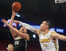 (SP)CHINA-NANCHANG-BASKETBALL-CBA LEAGUE-ZHEJIANG LIONS VS LIAONING FLYING LEOPARDS (CN)