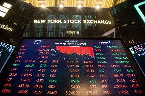 U.S.-NEW YORK-STOCK MARKET-FALL