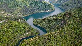 (SkyEye)CHINA-HUNAN-WULINGYUAN-WORLD HERITAGE SITE-AERIAL VIEW (CN)