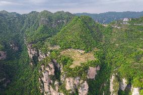 (SkyEye)CHINA-HUNAN-WULINGYUAN-WORLD HERITAGE SITE-AERIAL VIEW (CN)