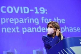 BELGIUM-BRUSSELS-EU-PRESS CONFERENCE-COVID-19