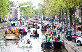 THE NETHERLANDS-AMSTERDAM-KING'S DAY