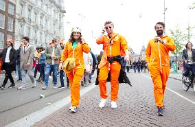 THE NETHERLANDS-AMSTERDAM-KING'S DAY