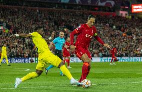 (SP)BRITAIN-LIVERPOOL-FOOTBALL-UEFA CHAMPIONS LEAGUE-LIVERPOOL VS VILLARREAL